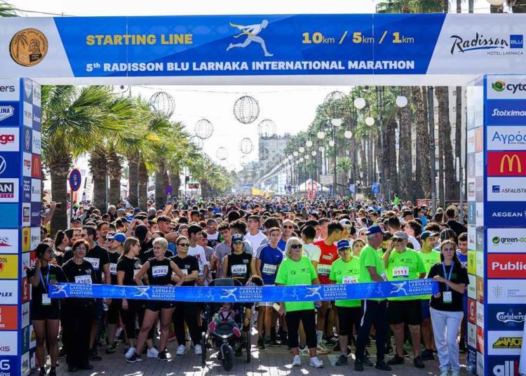 Την Κυριακή 19 Νοεμβρίου ο παγκύπριος Μαραθώνιος στη Λάρνακα