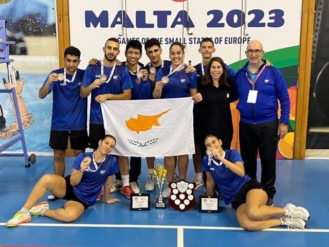 Χρυσή η Εθνική Ομάδα Μπάτμιντον στους Αγώνες Μικρών Κρατών στη Μάλτα