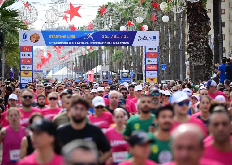 Με ρεκόρ συμμετοχών ο 6ος Radisson Blu Διεθνής Μαραθώνιος Λάρνακας