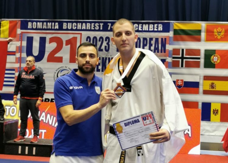 Χάλκινος ο Ανδρέου στο Πανευρωπαϊκό του Τάεκβοντο