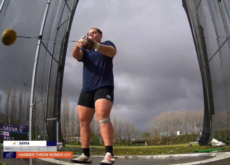 Πέμπτη στο Ευρωπαϊκό Κύπελλο Ρίψεων η Βαλεντίνα Σάββα