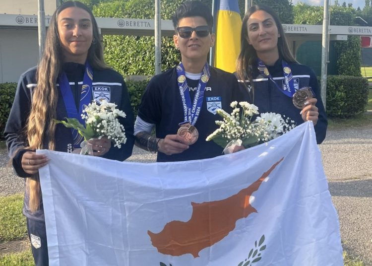 Χάλκινο για την Κύπρο στο ομαδικό ΣΚΗΤ γυναικών στο Πανευρωπαϊκό Πρωτάθλημα στο Λονάτο