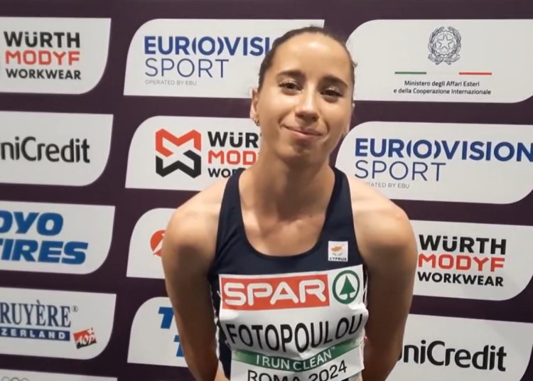 Προθέρμανση κάτω από τη βροχή για την Ολίβια Φωτοπούλου