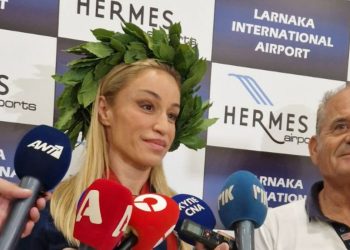 Η Κύπρος υποδέχθηκε την Παραολυμπιονίκη Καρολίνα Πελενδρίτου