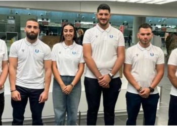 Η κυπριακή αποστολή έφυγε για την Παγκόσμια Πανεπιστημιάδα στο Νέο Δελχί