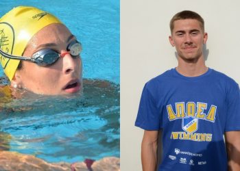 Για ένα εκατοστό εκτός 16άδας στα 50μ. ύπτιο η Κάλια – 32ος στα 100μ. μικτή ατομικής ο Γρηγορίου