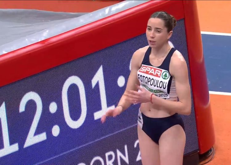 Δωδέκατη στο Ευρωπαϊκό Πρωτάθλημα Κλειστού Στίβου η Φίλιππα Φωτοπούλου