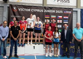 Απόλυτα επιτυχημένο το διεθνές τουρνουά μπάντμιντον «Victor Cyprus Junior 2025