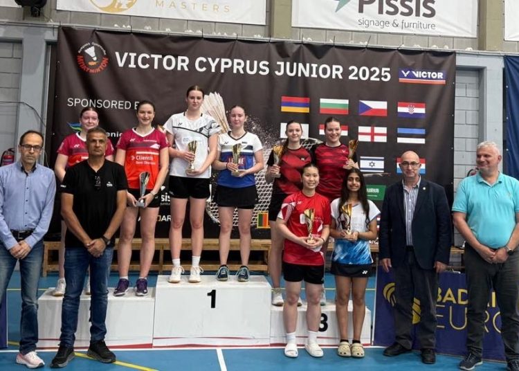 Απόλυτα επιτυχημένο το διεθνές τουρνουά μπάντμιντον «Victor Cyprus Junior 2025