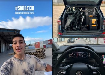 O Γιώργος Κούζης ξεκίνησε το φιλόδοξο project SKODA130: 14 χώρες, 16 αγώνες, 25.000 χλμ σε 130 μέρες