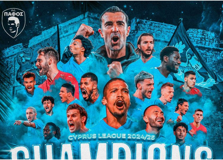 Πρωταθλήτρια για πρώτη φορά στην ιστορία της η Πάφος FC
