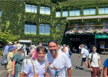 Ο Μάρκος Παγδατής μέντορας του 13χρονου Παγώνη που θα αγωνιστεί στον τελικό του Wimbledon U14