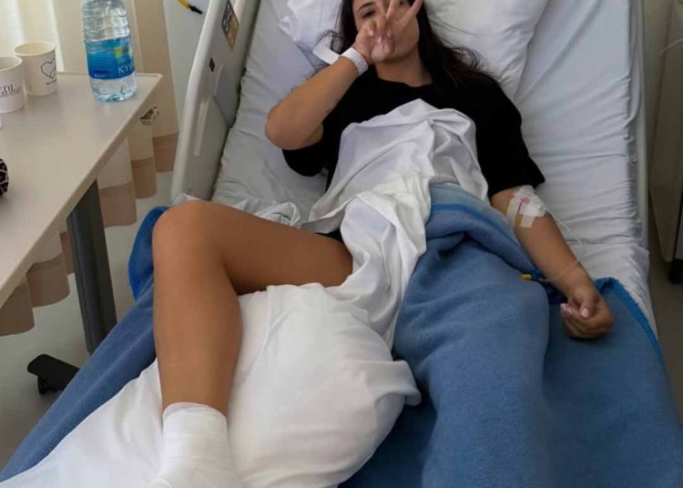 Σε μικροεπέμβαση στο πόδι υποβλήθηκε η Νατάσα Λάππα