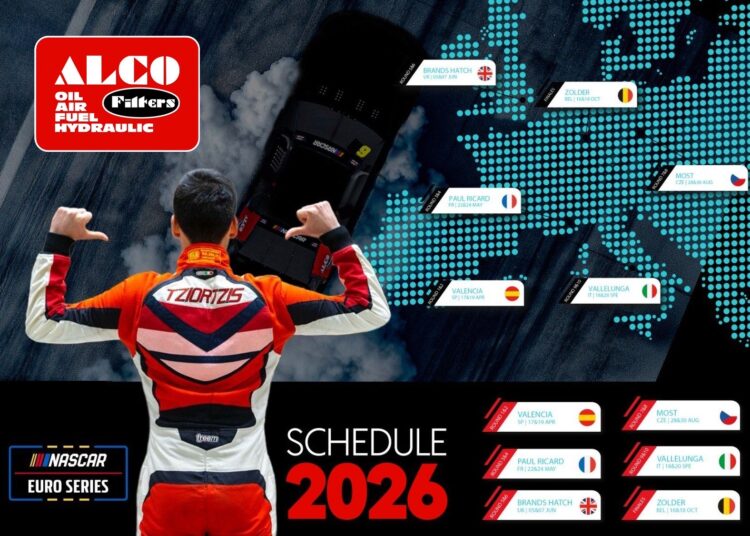 H ALCO Filters καθίσταται ο μακροβιότερος υποστηρικτής του Τζιωρτζή ενόψει του Nascar Euro Series 2026