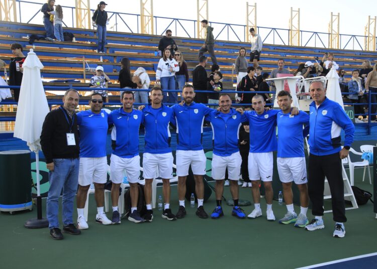 Davis Cup: Θριαμβευτική πρόκριση για την Κύπρο με 5-0