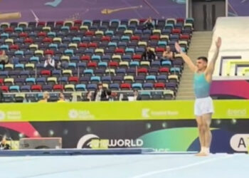 O Nεόφυτος Κυριάκου στο Παγκόσμιο Κύπελλο του Μπακού