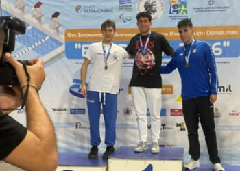 Τρία βάθρα για τον Λοΐζο Χρυσάνθου στην 5η Κολυμβητική Συνάντηση «Φιλίππεια 2026»