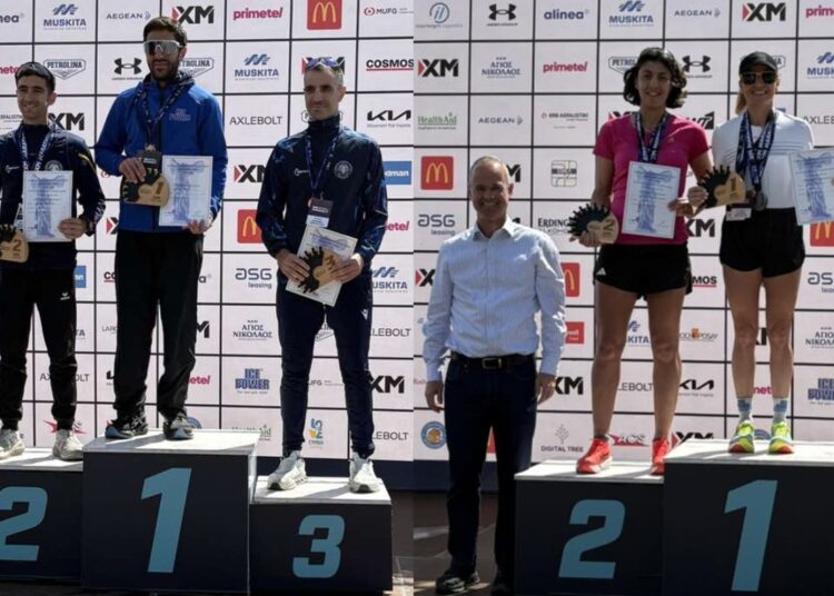 Ξανά νικητές στον Μαραθώνιο Γιώργος Τοφή και Ελένη Ιωάννου