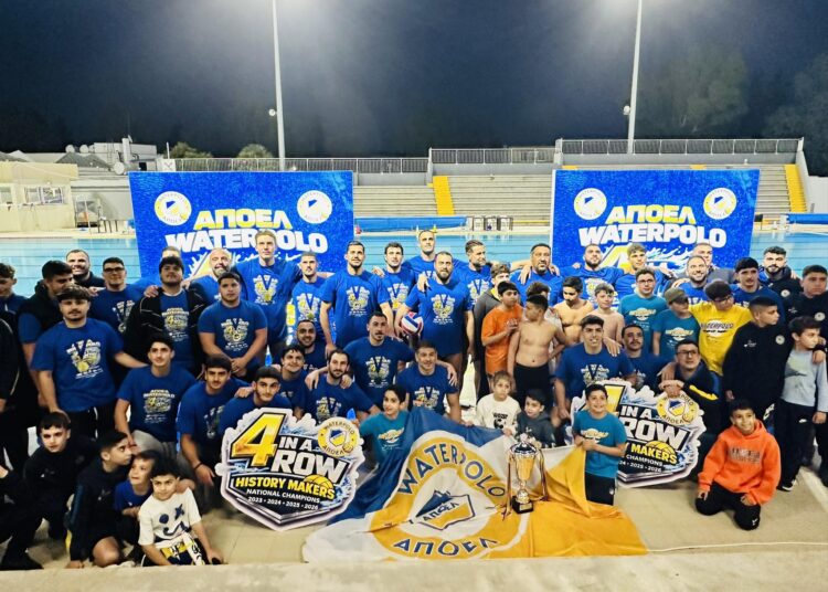 Υδατοσφαίριση: Ξανά το τρόπαιο του πρωταθλητή στον ΑΠΟΕΛ!