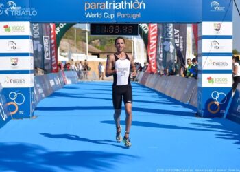 Ο Ανδρέας Δουλαππάς στο World Triathlon Para Cup της Σαμαρκάνδης