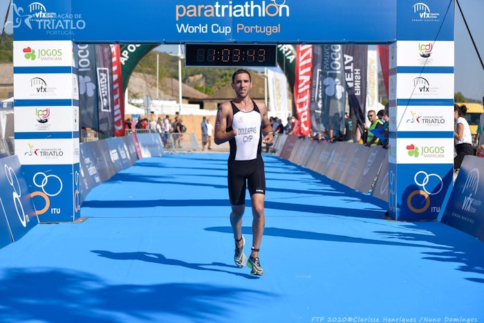 Ο Ανδρέας Δουλαππάς στο World Triathlon Para Cup της Σαμαρκάνδης