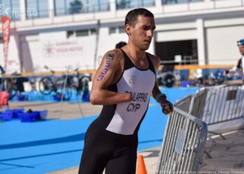 Ο Ανδρέας Δουλαππάς στο World Triathlon Para Cup της Σαμαρκάνδης
