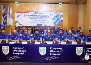 Με 145 αθλητές και αθλήτριες σε 24 αθλήματα η κυπριακή συμμετοχή στους 20ους Μεσογειακούς Αγώνες «Ταράντο 26»